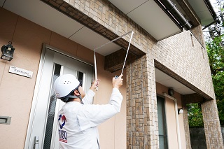 実際のお住まいの様子を調査しに伺います